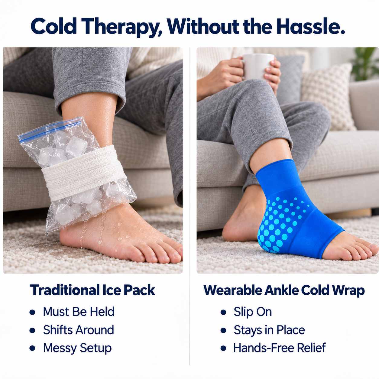 Harmonia Ankle Ice Pack Wrap